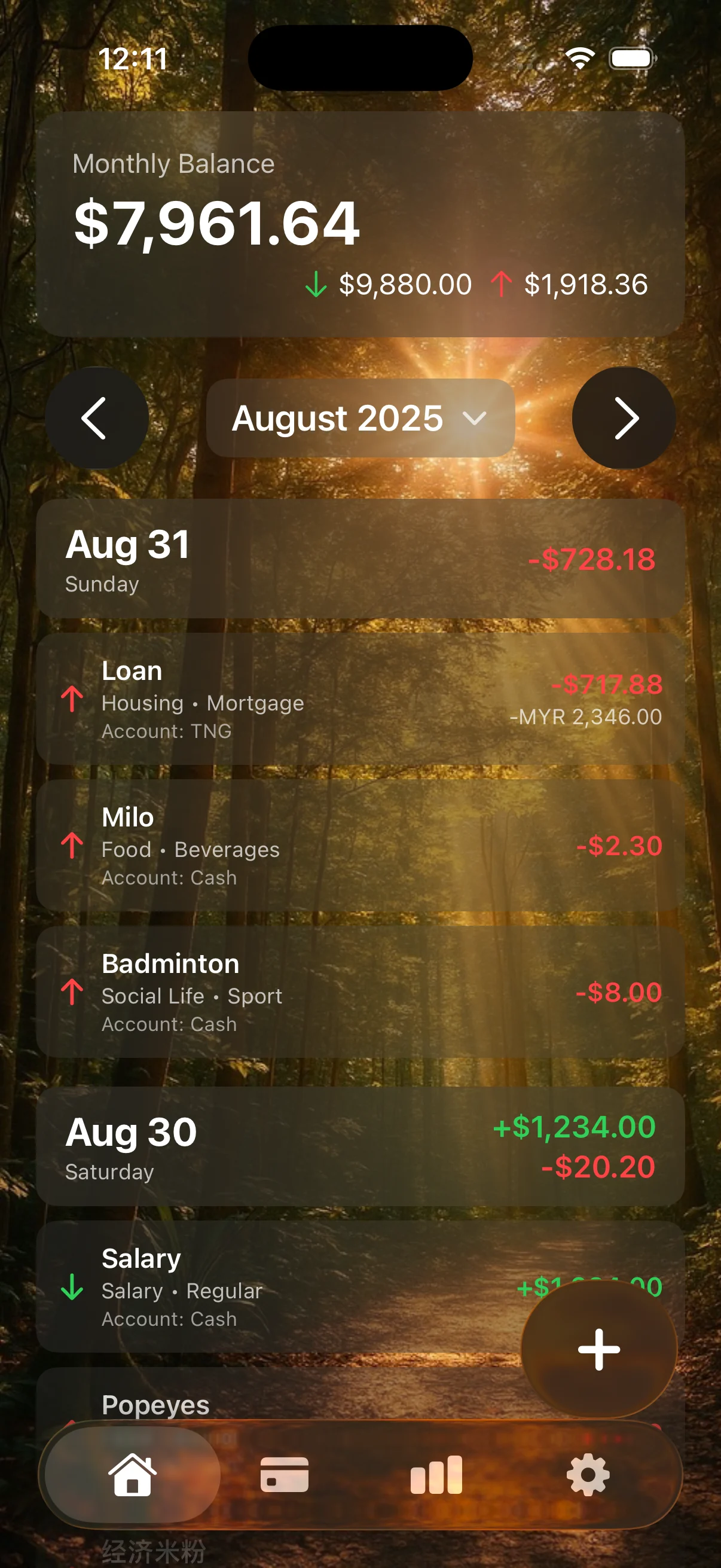 Mana-Budget App